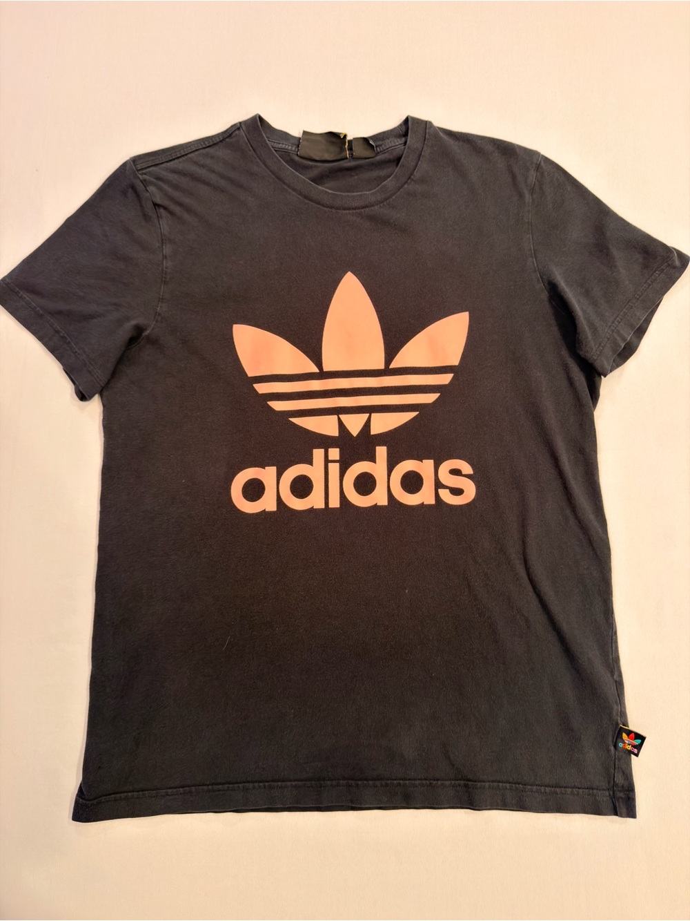 adidas Originals x Pharrell Williams Hu Hiking Trefoil Tee Black Coral Men's M
